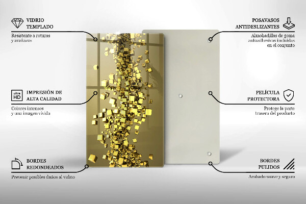 Worktop protector Abstraction 3D geometry