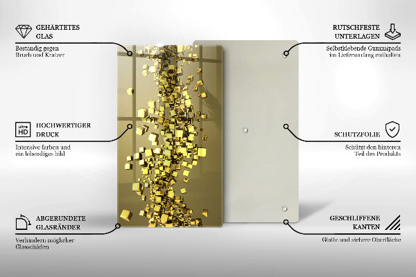 Worktop protector Abstraction 3D geometry