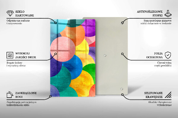 Worktop protector Colorful wheels