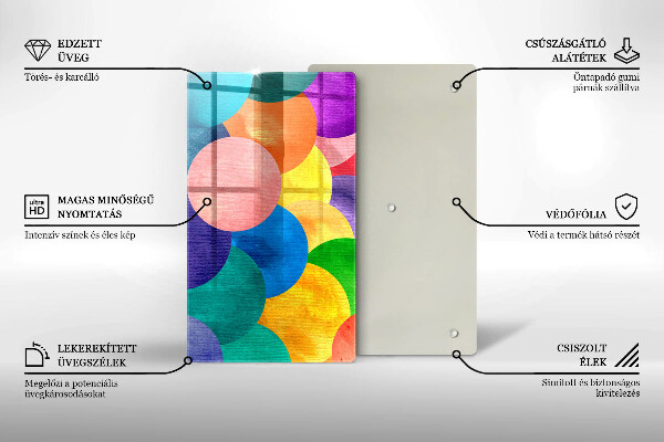 Worktop protector Colorful wheels