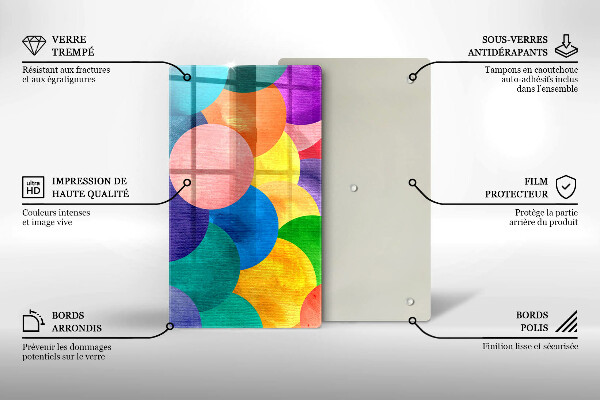 Worktop protector Colorful wheels