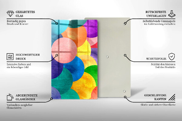 Worktop protector Colorful wheels