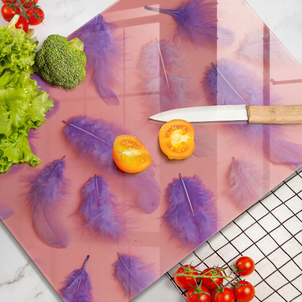 Chopping board Fluffy feathers