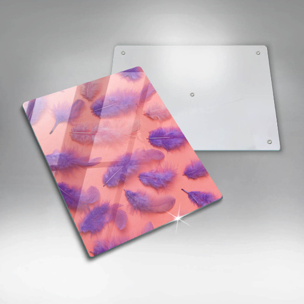 Chopping board Fluffy feathers
