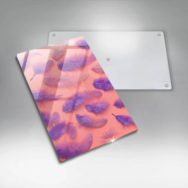 Chopping board Fluffy feathers