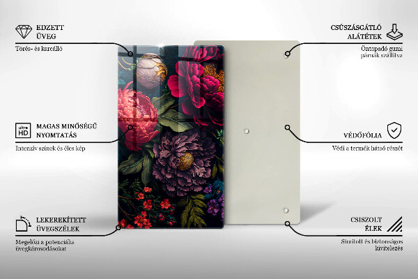 Chopping board Beautiful flowers