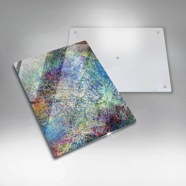 Worktop protector Colorful abstraction of the line