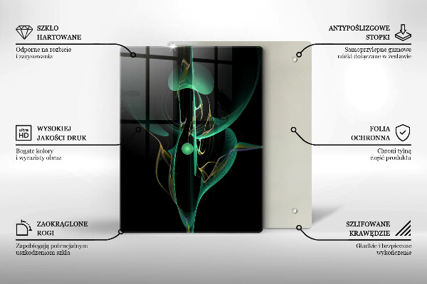 Worktop protector Colorful abstraction of the line