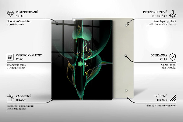 Worktop protector Colorful abstraction of the line