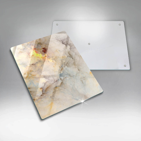 Chopping board Marble texture with gold