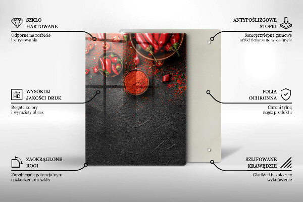 Chopping board Marble texture with gold