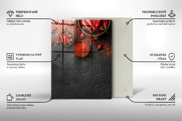 Chopping board Marble texture with gold