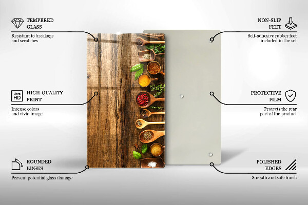 Worktop protector Wooden spices