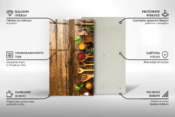 Worktop protector Wooden spices