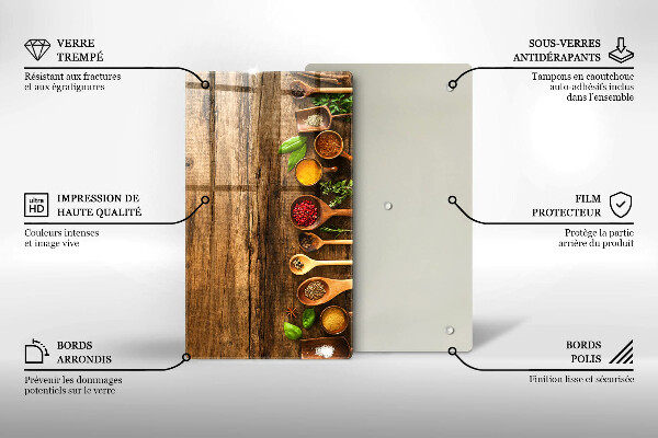 Worktop protector Wooden spices