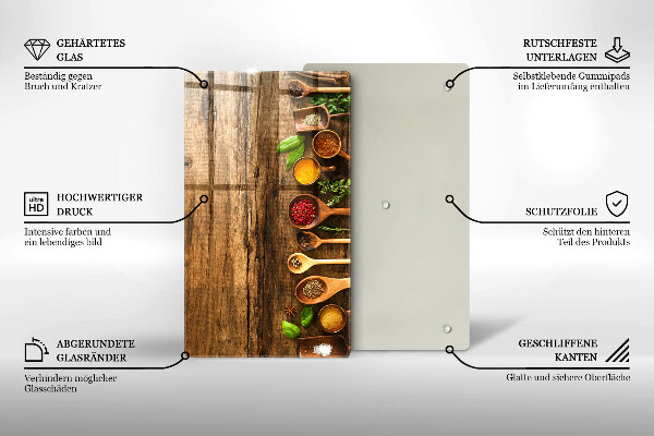 Worktop protector Wooden spices