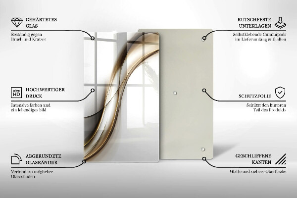 Worktop protector Mild abstraction lines