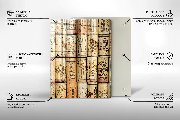 Worktop protector Mild abstraction lines