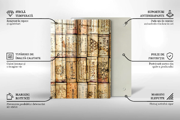Worktop protector Mild abstraction lines