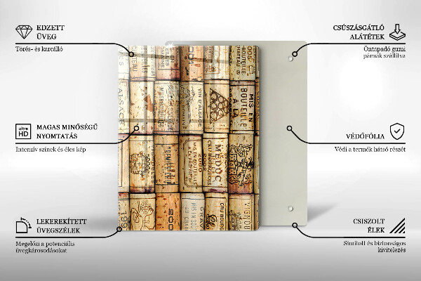 Worktop protector Mild abstraction lines