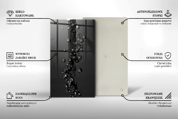 Worktop protector 3D shapes abstraction