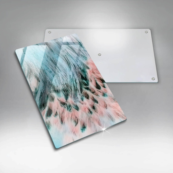 Worktop protector Boho bird feathers