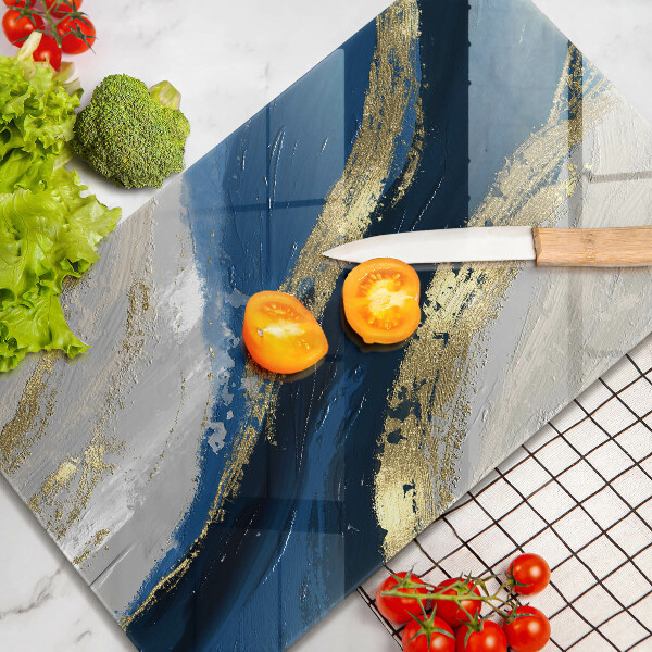 Chopping board Texture with gold