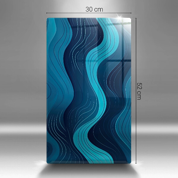 Chopping board Abstract waves