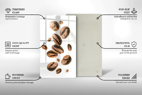Chopping board Coffee beans