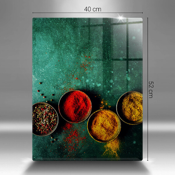 Kitchen chopping board Oriental spices