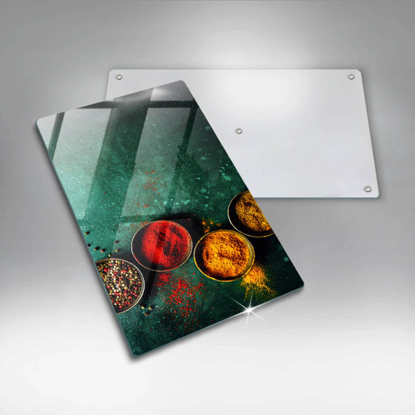 Kitchen chopping board Oriental spices