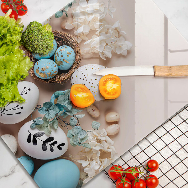 Kitchen chopping board Easter decorations