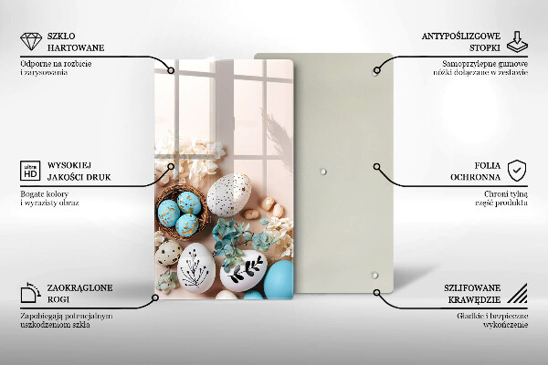 Kitchen chopping board Easter decorations