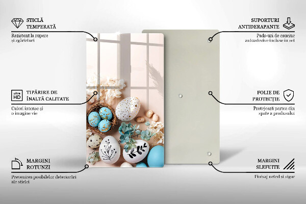 Kitchen chopping board Easter decorations