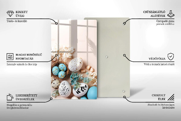 Kitchen chopping board Easter decorations