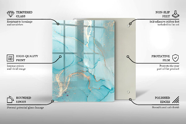 Kitchen chopping board Easter decorations