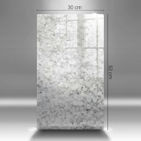 Kitchen chopping board Salt crystals