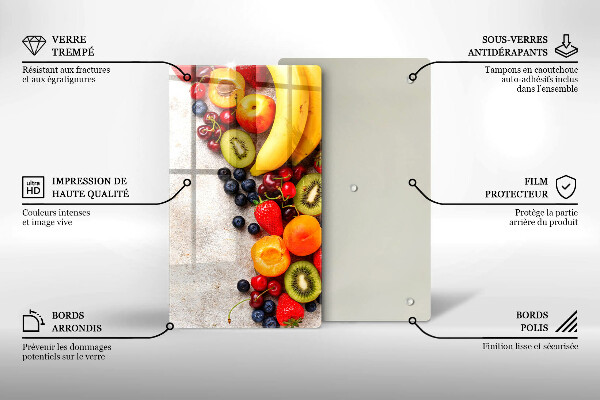 Kitchen chopping board Holiday fruits
