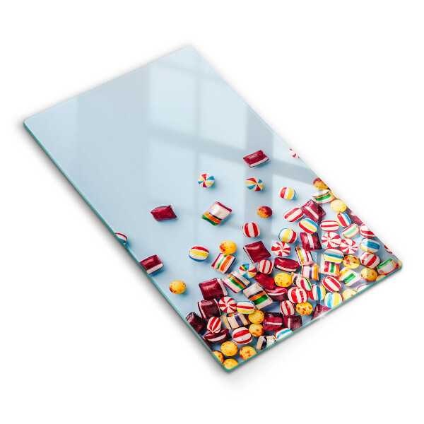 Kitchen chopping board Colorful candies