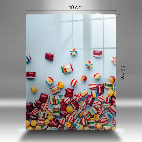 Kitchen chopping board Colorful candies
