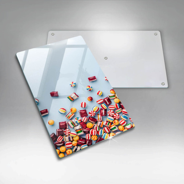 Kitchen chopping board Colorful candies