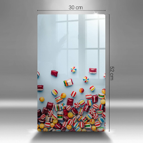 Kitchen chopping board Colorful candies