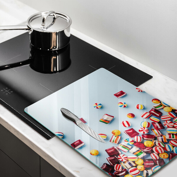 Kitchen chopping board Colorful candies
