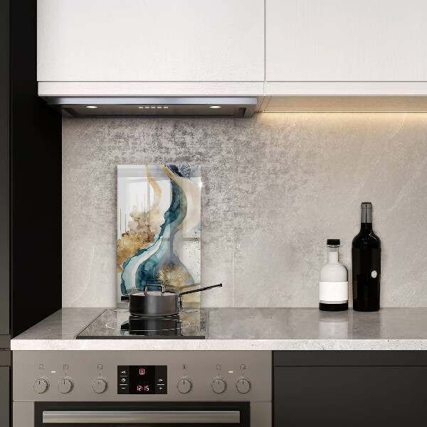 Kitchen chopping board Colorful marble