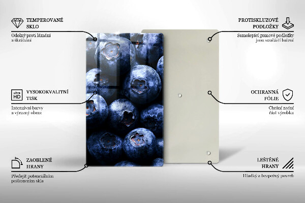 Kitchen chopping board Berries close-up