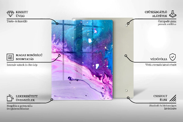 Kitchen chopping board Green fruits and vegetables