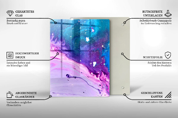 Kitchen chopping board Green fruits and vegetables