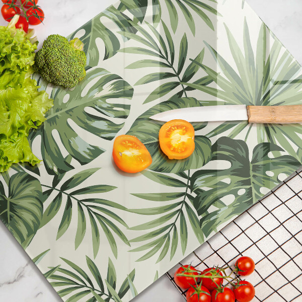 Worktop protector Illustration of Monster leaves