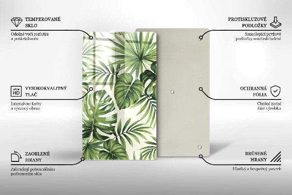 Worktop protector Illustration of Monster leaves