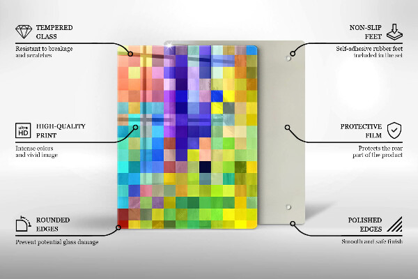 Worktop protector Illustration of Monster leaves